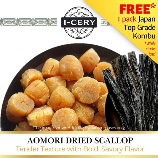 I-Cery - Japan Aomori Dried Scallop with Japan Kombu