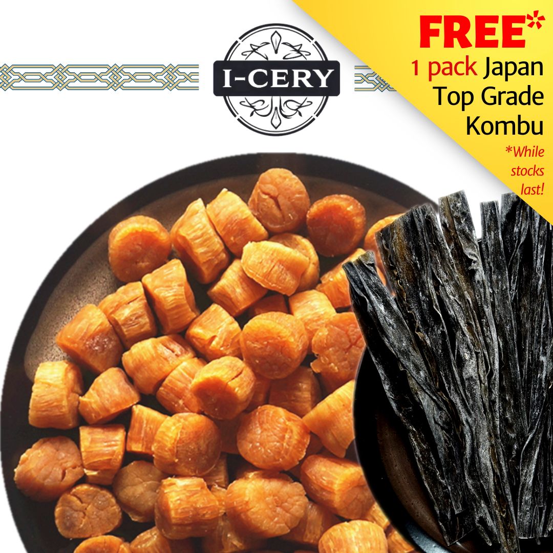 I-Cery - Japan Hokkaido Dried Scallop with Japan Kombu