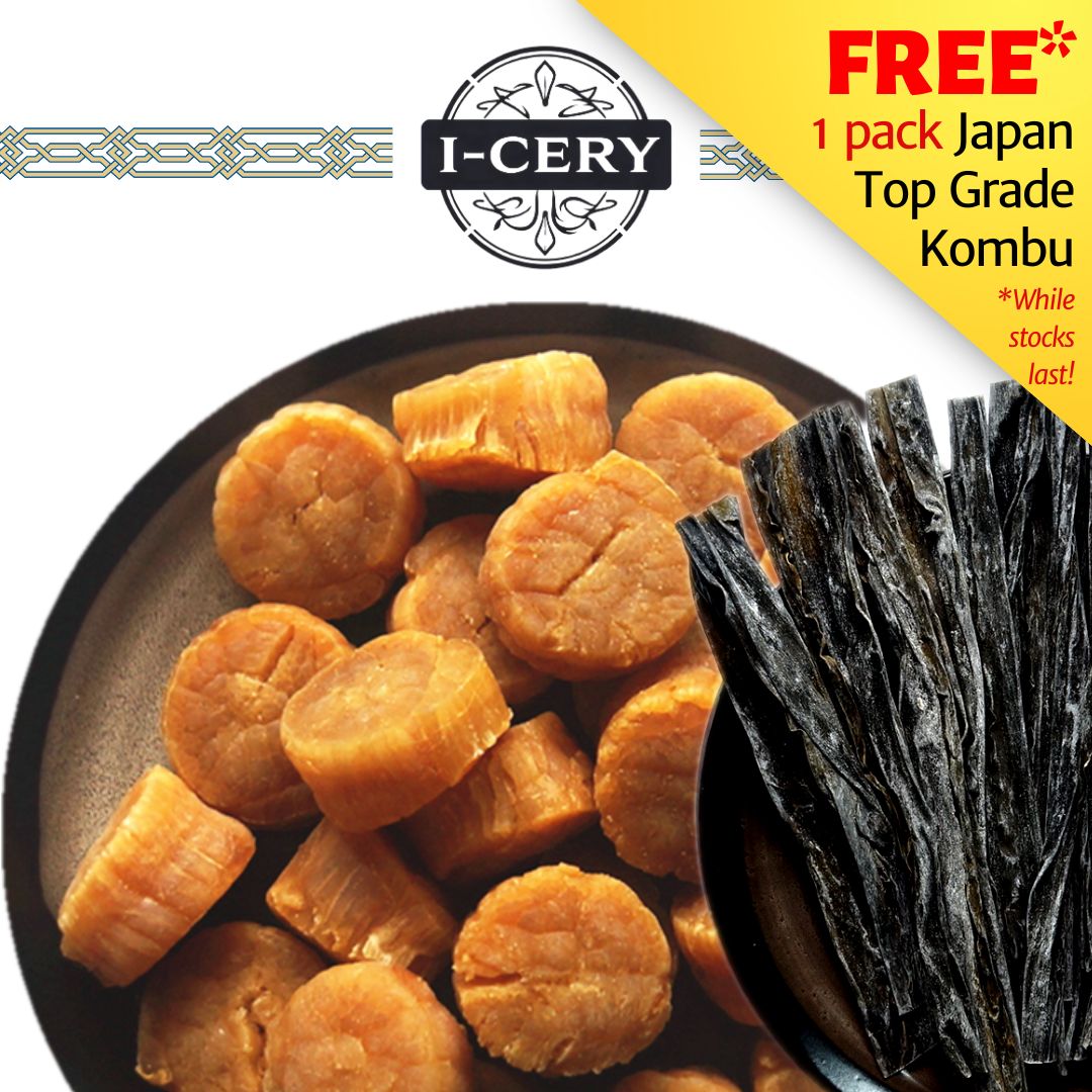 I-Cery - Japan Hokkaido Dried Scallop with Japan Kombu