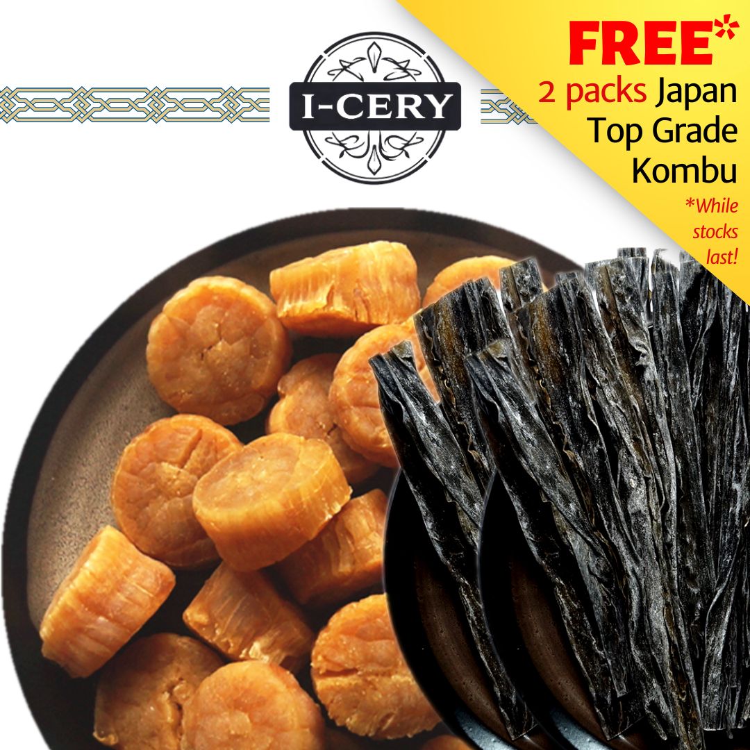 I-Cery - Japan Hokkaido Dried Scallop with Japan Kombu