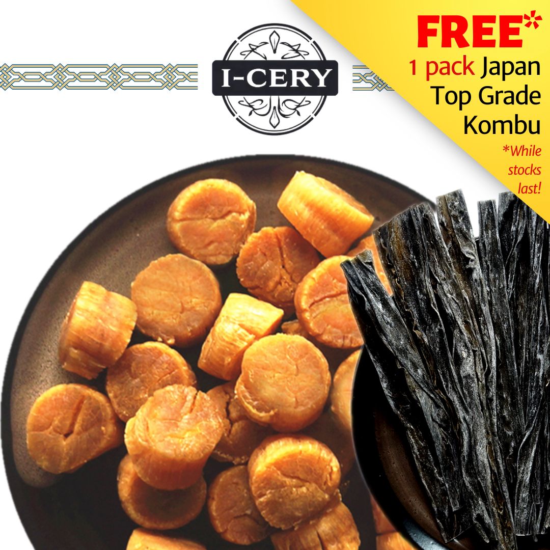I-Cery - Japan Hokkaido Dried Scallop with Japan Kombu