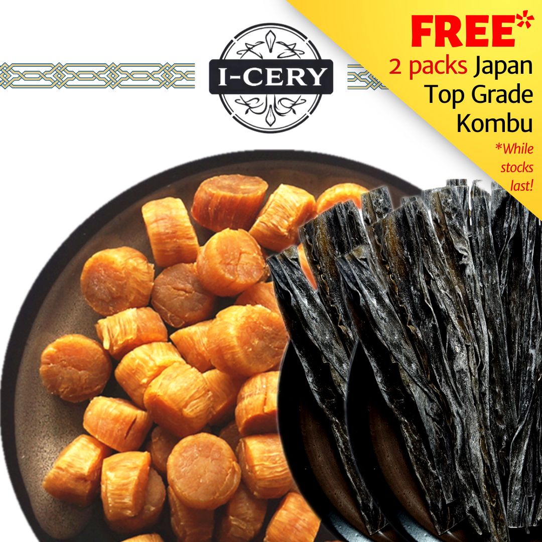 I-Cery - Japan Hokkaido Dried Scallop with Japan Kombu